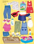 Sticker Dolly Dressing Pets spread