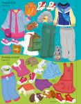 Sticker Dolly Dressing Pets spread