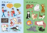 Little First Stickers Cats and Kittens spread