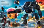 Build Your Own Aliens and Space Warriors Sticker Book spread