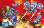 Build Your Own Aliens and Space Warriors Sticker Book spread