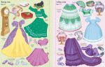 Sticker Dolly Dressing Cinderella spread
