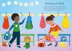 Little Sticker Dolly Dressing Starting School spread