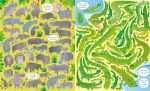 Usborne Book and Jigsaw At the Zoo spread