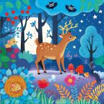 Usborne Book and 3 Jigsaws: Woodland spread