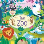 Usborne Book and 3 Jigsaws: The Zoo spread