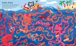Usborne Book and Jigsaw Under the Sea Maze spread