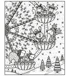 Enchanted Christmas Magic Painting Book spread