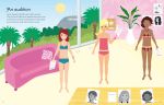 Sticker Dolly Dressing Movie Stars spread