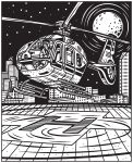 Planes and Helicopters Magic Painting Book spread