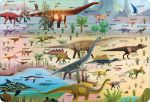 Usborne Book and Jigsaw Dinosaur Timeline spread