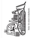 Máquinas e caminhões miolo