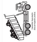 Máquinas e caminhões miolo