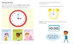 Usborne Book and Jigsaw Telling the Time spread