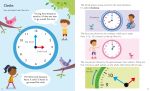 Usborne Book and Jigsaw Telling the Time spread