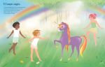 Los unicornios del arcoíris página interior