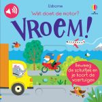Wat doet de motor? Vroem! boekomslag