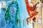 Build Your Own Dinosaurs and T. Rex Sticker Book spread