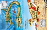 Build Your Own Dinosaurs and T. Rex Sticker Book spread