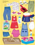 Sticker Dolly Dressing Pets spread
