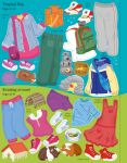 Sticker Dolly Dressing Pets spread