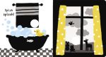 Baby's Black and White Books: Bedtime spread