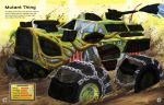 Build Your Own Monster Trucks Sticker Book spread
