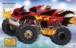 Build Your Own Monster Trucks Sticker Book spread