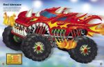 Build Your Own Monster Trucks Sticker Book spread