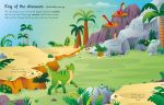 First Sticker Book T. Rex spread