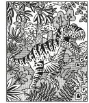 Dinosaurs Magic Painting Book spread