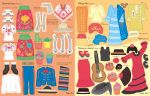 Sticker Dolly Dressing Around the World spread