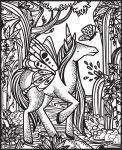 Unicorns Magic Painting Book spread