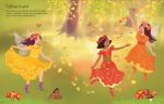 Sticker Dolly Dressing Dancing Fairies spread