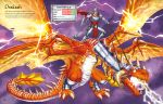Build Your Own Dragons and Fantasy Warriors Sticker Book spread