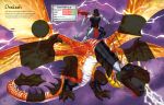 Build Your Own Dragons and Fantasy Warriors Sticker Book spread