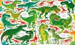 Usborne Book and Jigsaw Dinosaurs spread