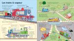 Les trains page intérieure