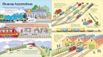 Les trains page intérieure
