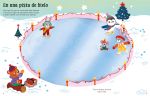 Una navidad con brillos - Libro de pegatinas página interior
