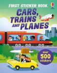 First Sticker Book Cars, Trains and Planes book cover