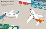 First Sticker Book Cars, Trains and Planes spread