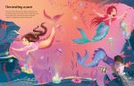 Sticker Dolly Dressing Magical Mermaid Party spread