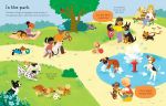 First Sticker Book Dogs and Puppies spread