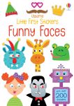 Little First Stickers Funny Faces book cover