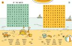 100 Children's Word Searches: On Vacation spread