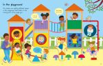 First Sticker Book Back to School spread