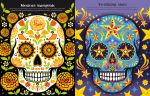 Sugar Skulls Sticker Book spread