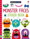 Monster Faces Sticker Book book cover