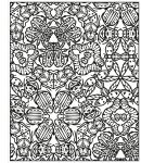 Kaleidoscope Magic Painting Book spread